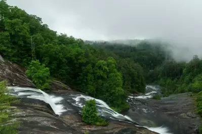 toxaway falls is one of the top North Carolina waterfalls