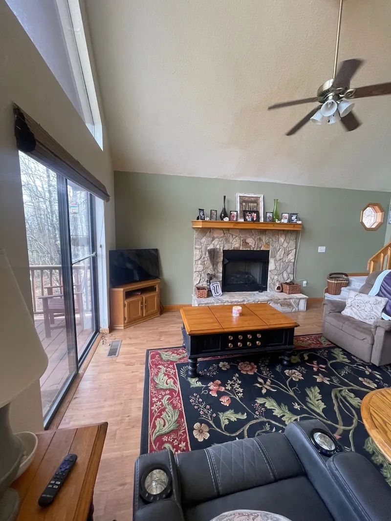 Living room of long term rental #882