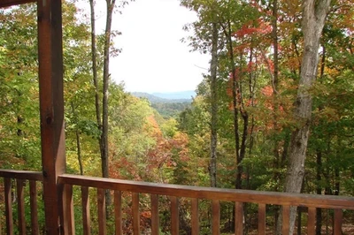 fall colors from cabin