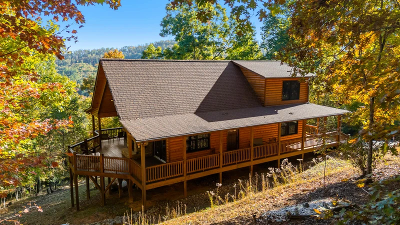One Away Cabin-Wrap-around Porch