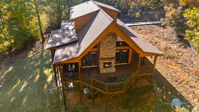 One Away Cabin-Wrap-around Porch