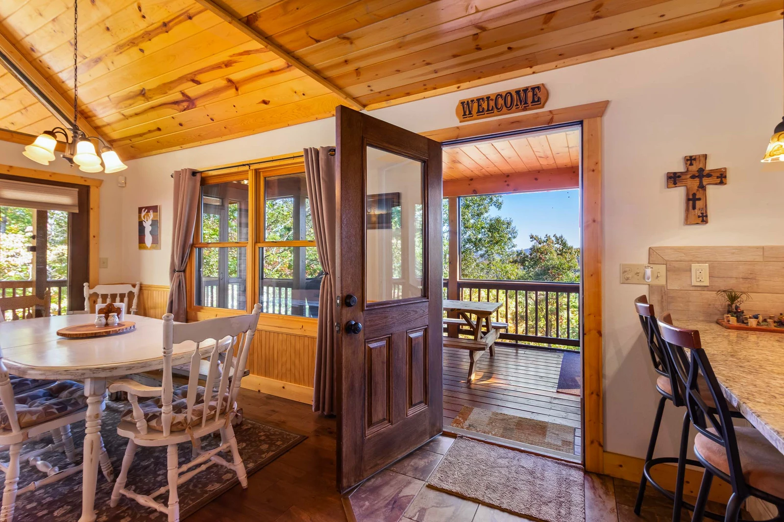 One Away Cabin-Wrap-around Porch
