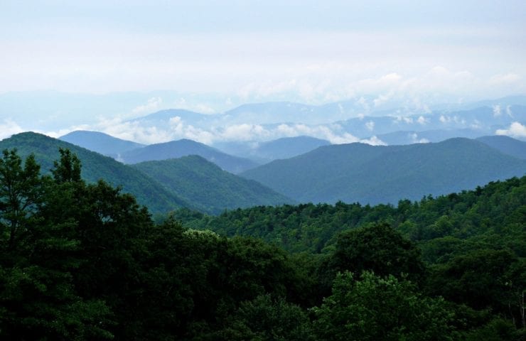 mountains near our Murphy NC cabin rentals