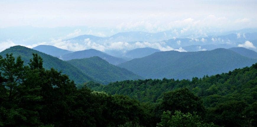 mountains near our Murphy NC cabin rentals