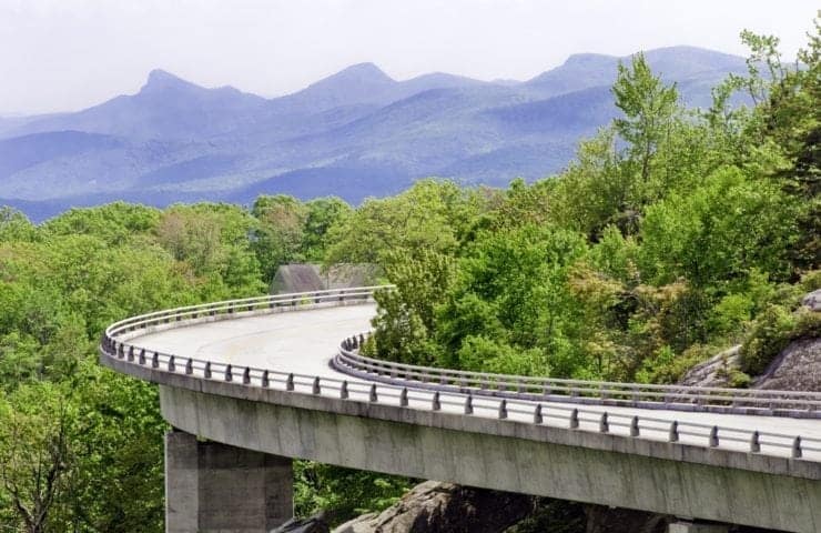 scenic drives in North Carolina near Murphy North Carolina cabins Blue Ridge Parkway
