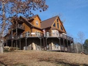 Photo of Casa Grande, a large vacation rental in Murphy NC.