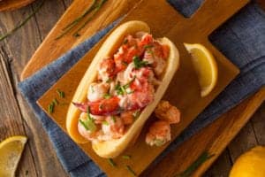 delicious lobster roll