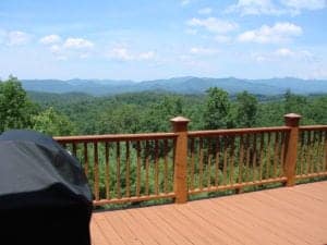 Cabin in Murphy NC with mountain view